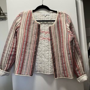 Designer society quilt Jacket